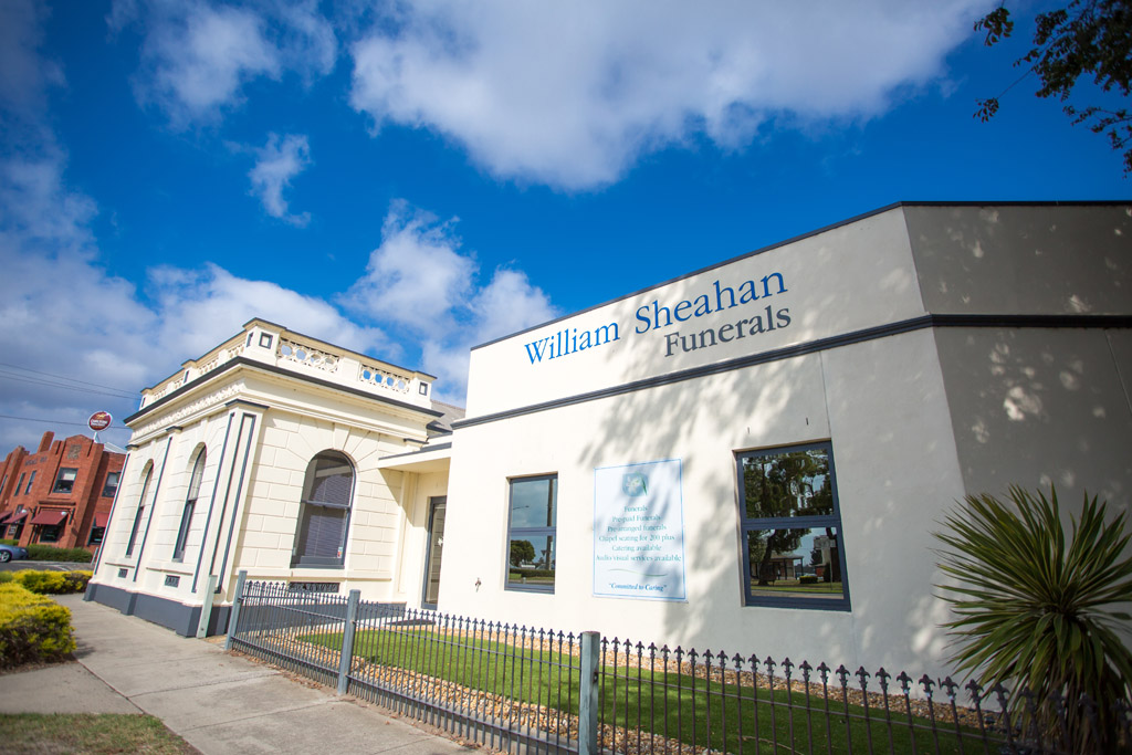 Exterior view of William Sheahan Funerals Drysdale