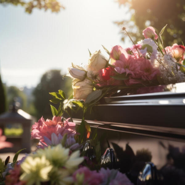 Funeral in cemetery on the Bellarine